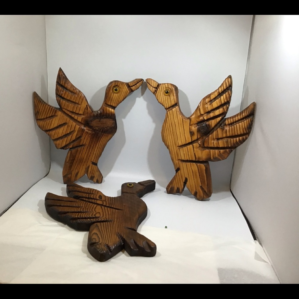 3  Wall Hanging  Flying Ducks